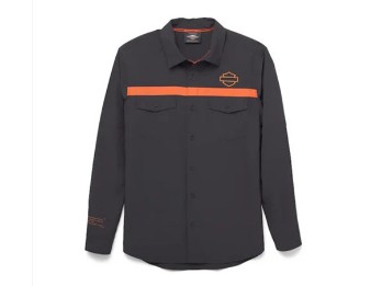 Harley-Davidson Herren Performance Mesh Inset Hemd