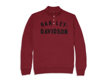 Racer Mockneck with Snaps