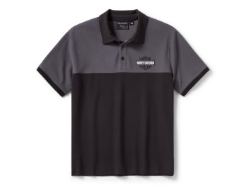 Essential Bar & Shield Colorblock Polo