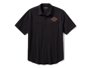 Vintage Jersey Button-Up Shirt