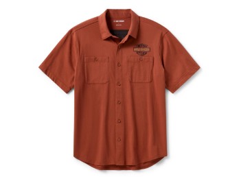 Vintage Jersey Button-Up Shirt