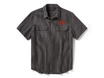 Vintage Pinstripe Short Sleeve Shirt