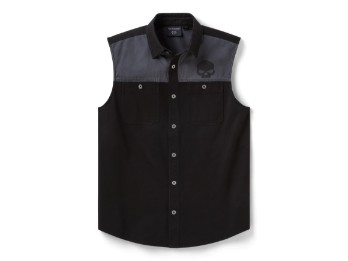 Willie G™ Skull Colorblock Blowout Shirt