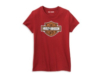 Bar & Shield Graphic T-Shirt für Damen
