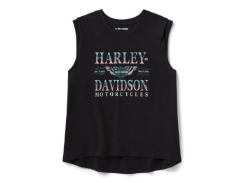 Ombre Bling Sleeveless Tee