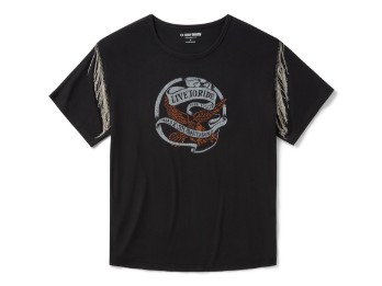 Harley-Davidon Vintage Fringe Live to Ride Tee