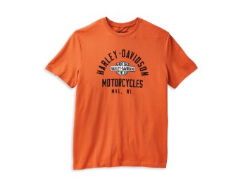 Herren T-Shirt MKE Vintage Orange