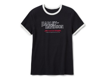 Harley-Dvaidson Screamin’ Eagle® Drop H Ringer Tee