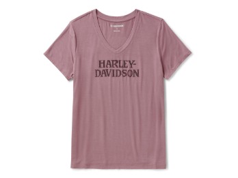 Willie G™ Skull Bling V-Neck Shirt