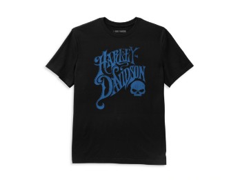 Harley-Davidson Herren T-Shirt Skull – Schwarz