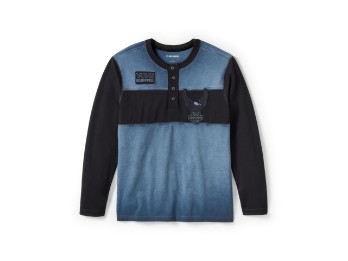 Iron Bond II Henley Blau