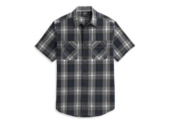 Herren Hemd Block Letter Plaid
