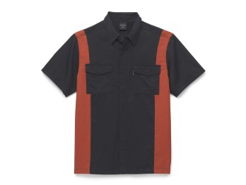 Herren Hemd Staple Vintage Orange
