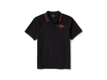Bar & Shield Solid Polo
