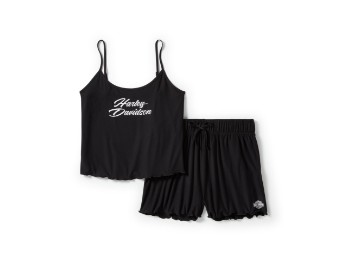 Lettuce Trim Pyjama Short Set