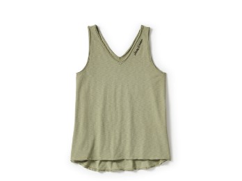 Essentiaal V Drapey Tank Oil Green