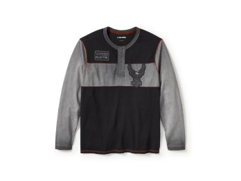 Iron Bond II Henley Grau