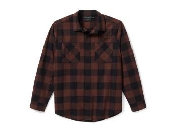 Bar & Shield Buffalo Check Flannel Brown