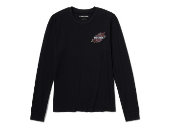 Damen Top Serpent Rose Bling