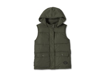 Damen Weste Bar & Shield Quilted