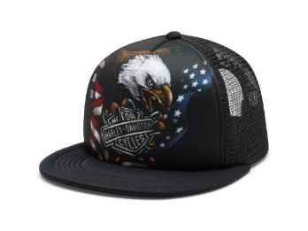 Stars & Stripes Eagle Trucker Cap