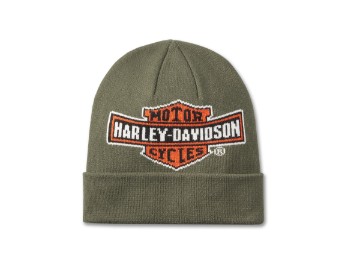 H-D Oil Can Beanie green