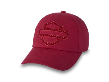 Baseball Cap Bar & Shield Embellished