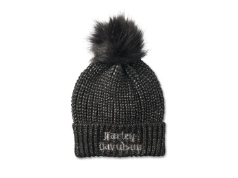 Old English Pom Beanie