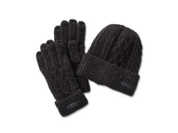Laced Up Hat & Glove Gift Set
