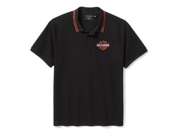 Bar & Shield Pique Polo