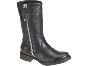 Harley-Davidson Damen Lederstiefel Baisley – Schwarz