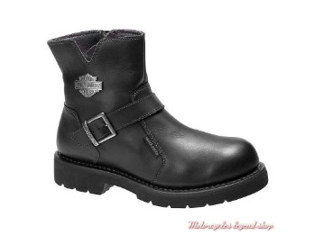 Harley-Davidson Herren Motorradstiefel Williams – Wasserdicht Schwarz