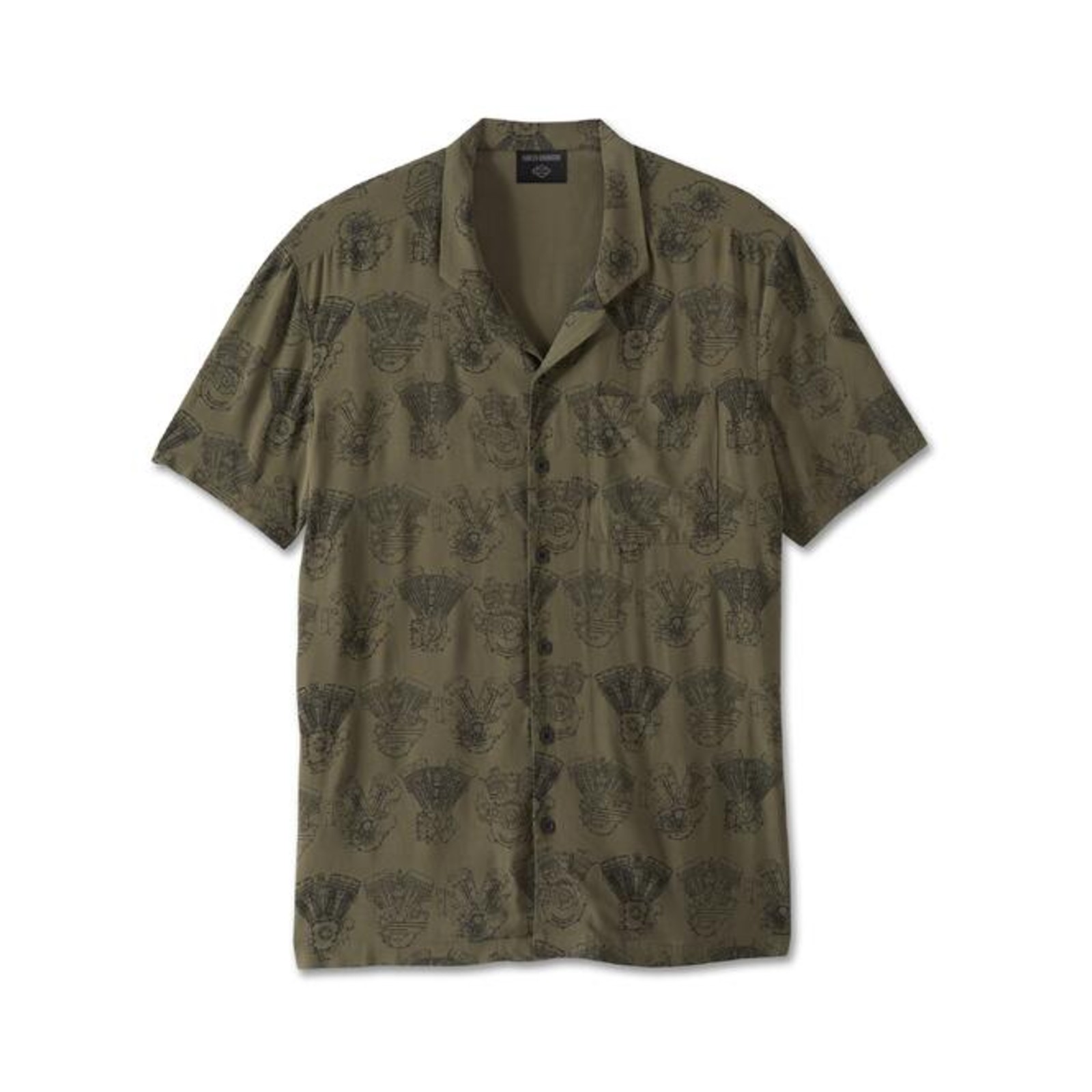 Herren Hawaiihemd 'Engine Aloha'