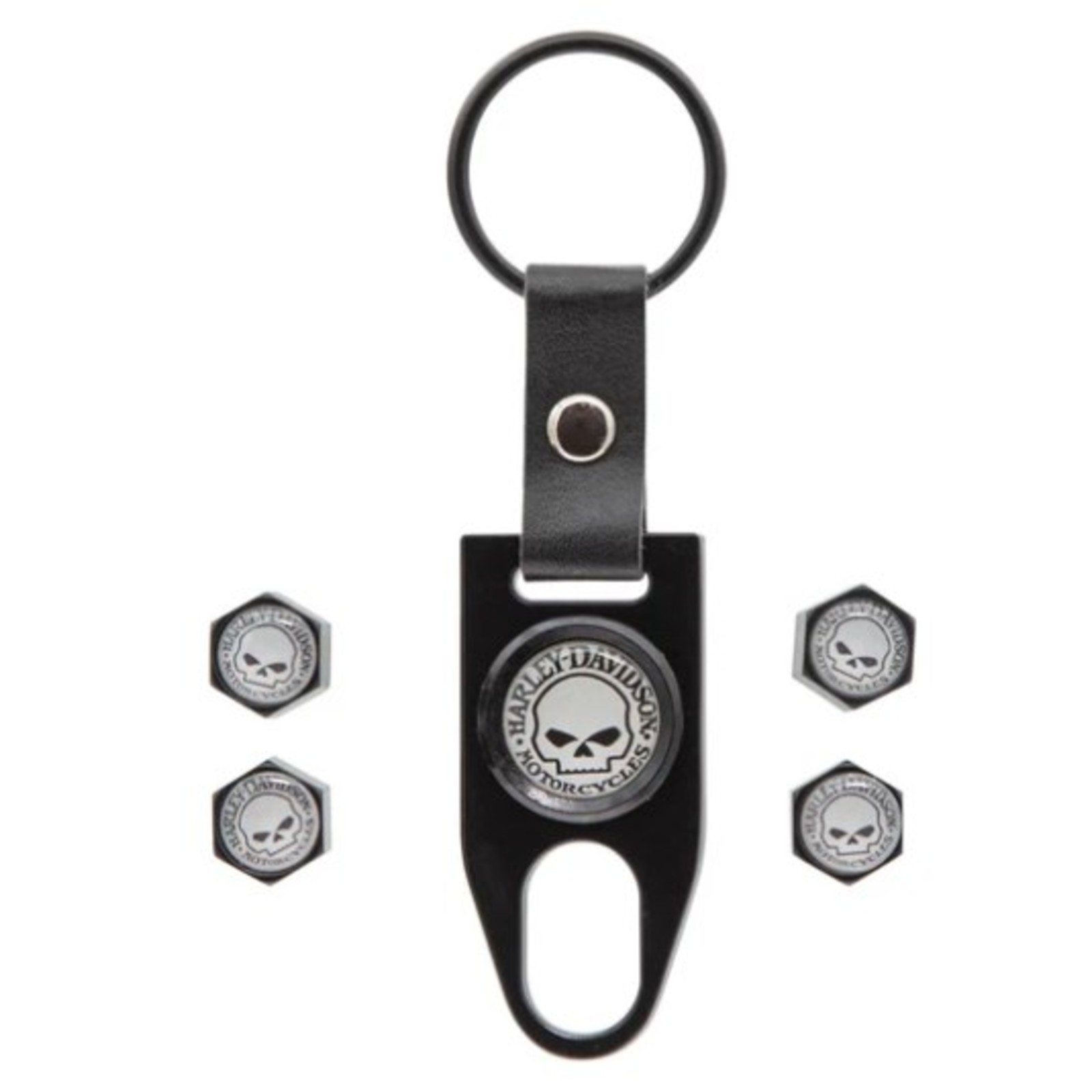 HD Keychain Skull Harley Davidson Totenkopf Schlüsselanhänger Aus Metall -  Stylisches HD Accessoire Metal Skull Totenkopf Anhänger Key Chain HD, image size:1600x1600