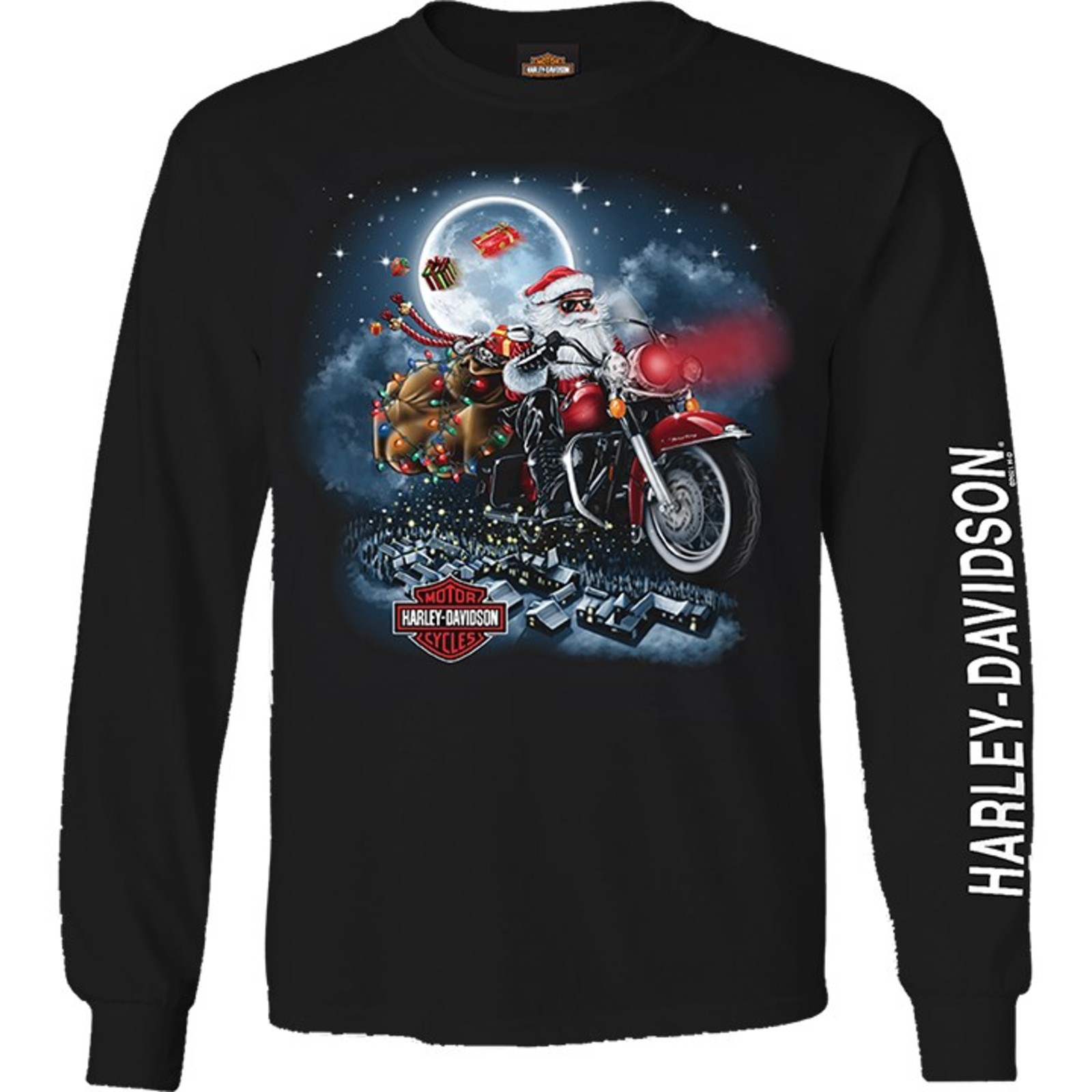harley santa shirt