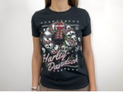 Damen X-Mas Shop Shirt `X-Mas Skull`