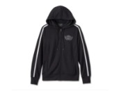 Racing Scuba Zip Front Hoodie für Damen - Harley Black