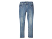 Nietenverzierte Jeans für Damen