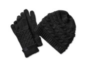 Mütze und Handschuhe Geschenkset für Damen