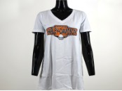 Damen T-Shirt 'Old Signage' Shop Shirt weiß