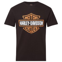 Herren Shop Shirt `Bar&Shield´ - schwarz