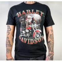 Harley- Davidson X-Mas Herren T- Shirt Shop Shirt `Workshop´