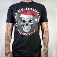 Harley-Davidson X-Mas Herren T-Shirt Shop Shirt `Santa Skull`