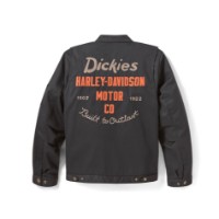 H-D Dickies x Quilted Lined Eisenhower Jacke - Black