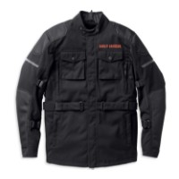 H-D Quest Triple Vent System Jacke für Herren - Schwarz