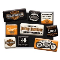 H-D Magnet-Set "H-D Motorcycles"
