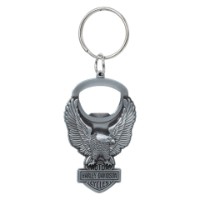 H-D Bar & Shield with Eagle Bottle Opener Key Chain