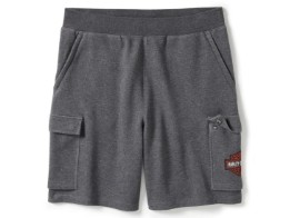 Harley-Davidson Fleece-Cargo-Shorts - grau