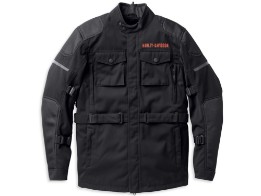 H-D Quest Triple Vent System Jacke für Herren - Schwarz