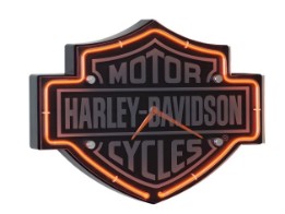 H-D-geätzte B&S-förmige Neonuhr - 220V